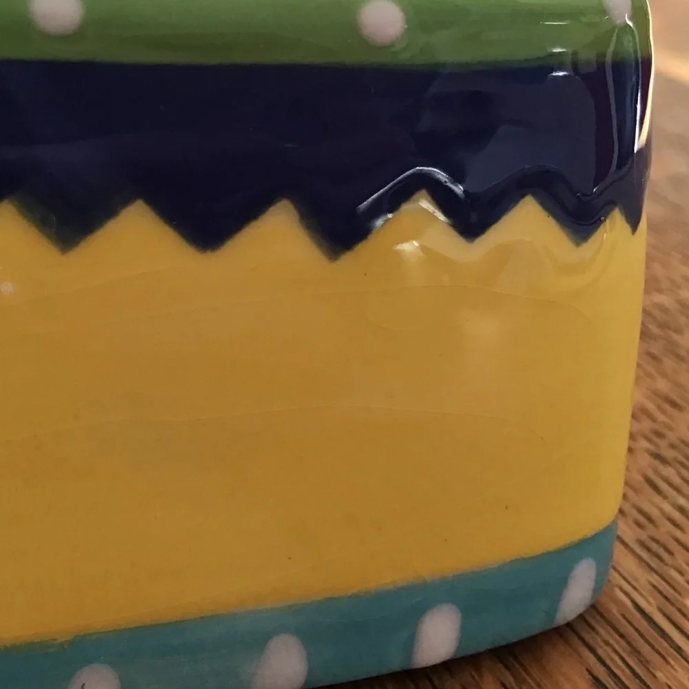Hallmark Napkin Holder Ceramic by Artist Kimberly Hodges - Picture 11 of 13